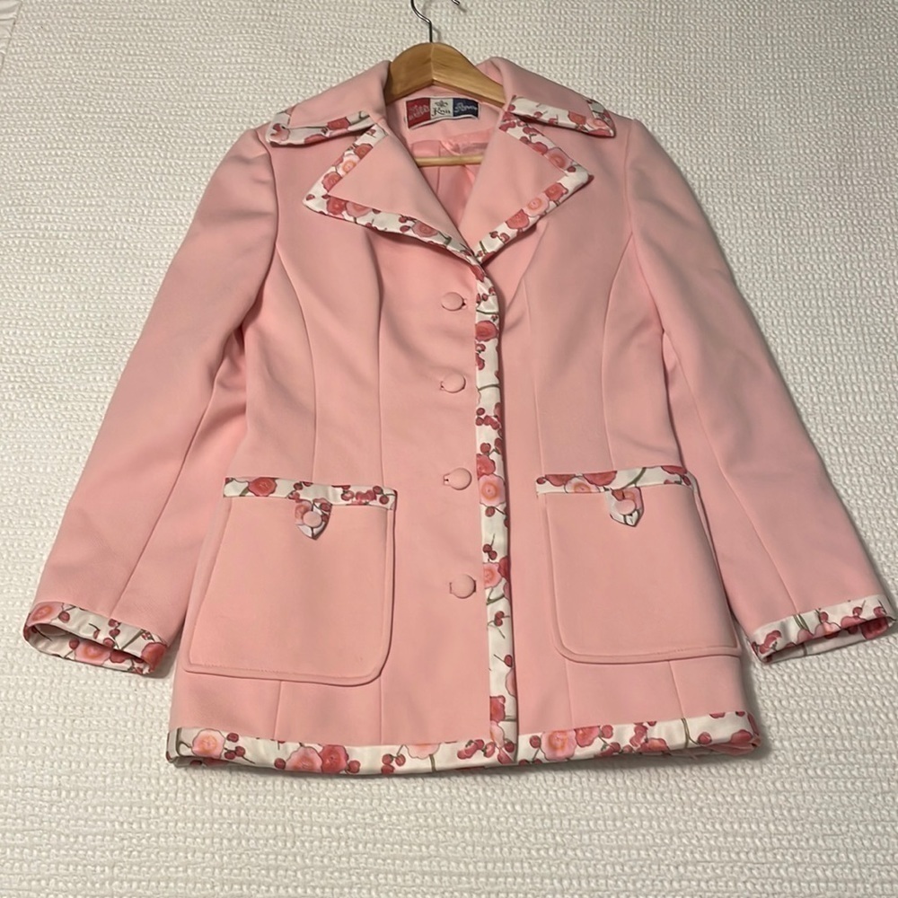 ❤️ VINTAGE Lilli Ann Knit Blazer Jacket - 1960’s Mod